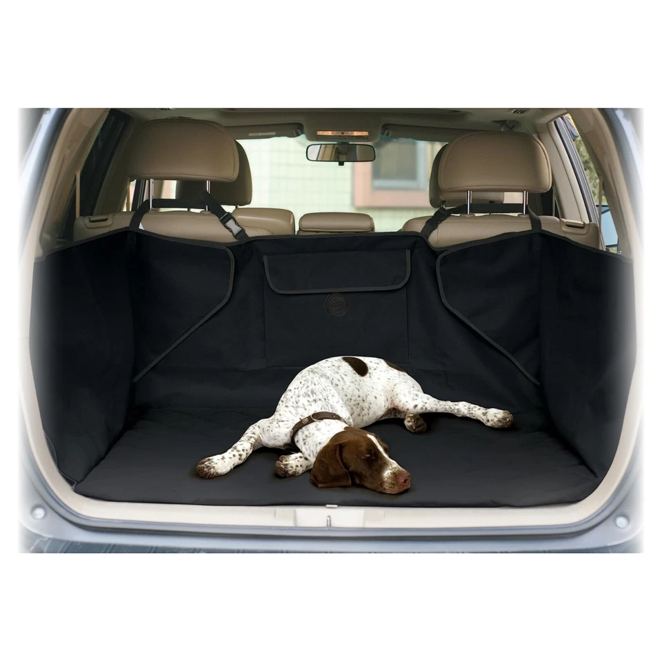 K&H Pet Products Quilted Cargo Cover Black Standard/Mid-Size Vehicle 54" - Image 1 of 2