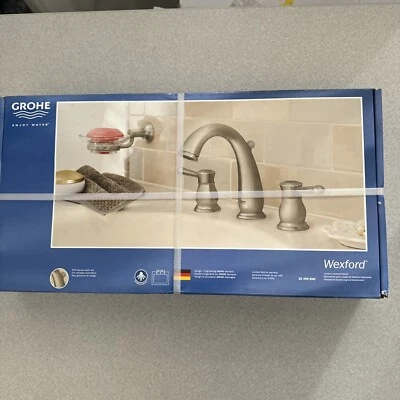 GROHE Wexford 23 399 ENO Lavatory Widest Faucet Brushed Nickel