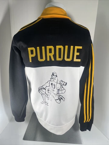 Vintage Wilson Purdue Basketball Warm Up Snap Jacket Boilermaker Pete SZ 42 RARE Cover