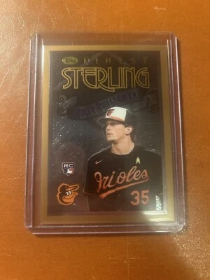 2023 Topps Finest Flashbacks Sterling Adley Rutschman Rookie RC #16 Orioles - Image 1 of 2