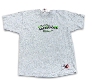Vintage Wilson T-Shirt Top Men's Size Extra Large XL Grey Pro 5000 Short Sleeve - Picture 1 of 12