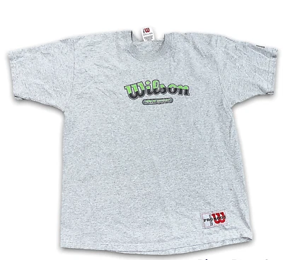 Vintage Wilson Short Sleeve T-Shirt Top Men's Size Extra Large XL Grey Pro 5000 - Image 1 of 4