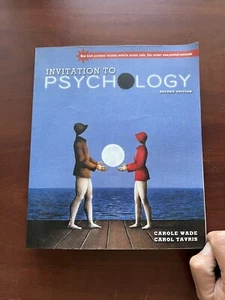 Invitation to Psychology by Carol Tavris, Carole Wade - Picture 1 of 4