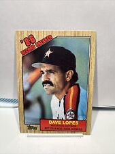 DAVE LOPES 1987 Topps HOUSTON ASTROS ‘86 Record Breaker Baseball Card #4