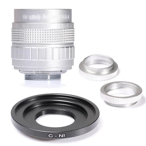 Lente Fujian 50 mm f1,4 CCTV película montaje C para cámara Nikon 1 V1 V2 J1 J2 J3 S1 - Imagen 1 de 13