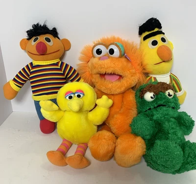 Lote De 6 Juguetes De Peluche Plaza Sésamo Applause, Playskool y Knickerbocker De Colección Foto 1 de 4