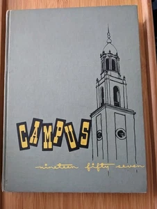 EMORY University at Oxford Ga Campus YEARBOOK Rare VHTF Vtg 1957  - Picture 1 of 3