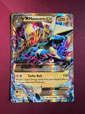 M MANECTRIC EX 120/119 Phantom Forces SECRET RARE MEGA holo Pokemon TCG card NM+ - Image 1 of 3