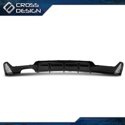 Rear Bumper Diffuser Fit For 2014-2020 BMW 4 Series F32 F33 M Sport - Image 1 of 4
