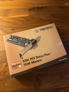 TRENDnet TFM-PCIV92A 56K High Speed Internal PCI Modem - Data/Fax/Voice - New - Picture 1 of 3