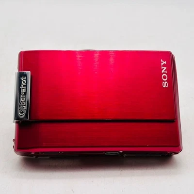 Sony CyberShot DSC T100 Digital Camera Compact Point and Shoot 8 1 MP - Image 1 of 4