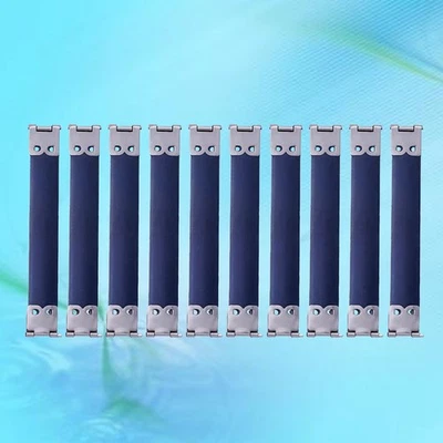  100 PEZZI Chiusure Portamonete Interne in Metallo Flessibili per Fare Sacchetti Chiusura - Immagine 1 di 4