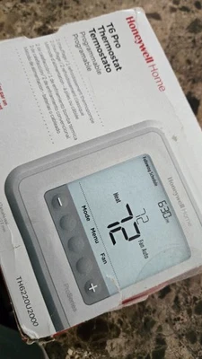 Honeywell T6 Pro Series Z-Wave Programmable Thermostat - White (TH6320ZW2003) - Image 1 of 4