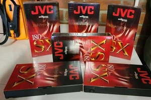 JVC SX 240 Blank VHS Cassette Tape New Sealed High Performance E240SX Set Of 6 - Picture 1 of 1