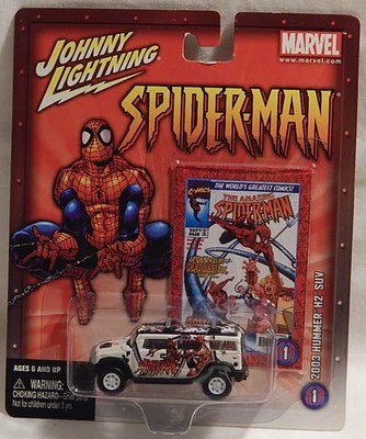 Johnny White Lightning 2003 Hummer H2 SUV edición Marvel 426 Amazing Spider Man Foto 1 de 4