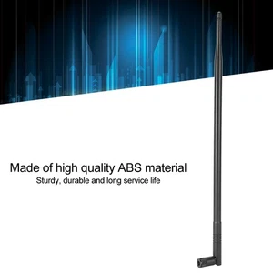 ABS Black Compact W209 9DB Hard Rod WIFI 2.4GHz 9DBI Net Card Router High Ga NEW - Afbeelding 1 van 12