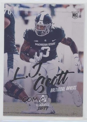 2019 Panini Luminance Rookie LJ Scott #161 Rookie RC - Image 1 of 2