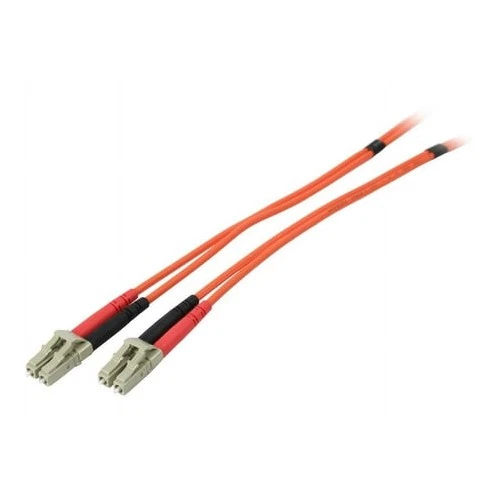 Startech FIBLCLC1 1M MULTIMODE FIBER OPTIC CABLE OM1 LC/LC 10G LSZH FIBER CABLE - Image 1 of 1
