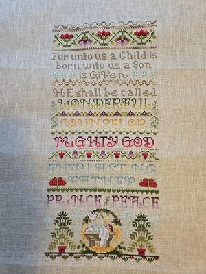 Christmas Prince If Peace Completed Crossstitch - Image 1 of 3