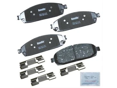 Para 2005-2010 Jeep Grand Cherokee conjunto de pastilhas de freio dianteiro Bendix 43334QMNF 2006 2007 - Imagem 1 de 2