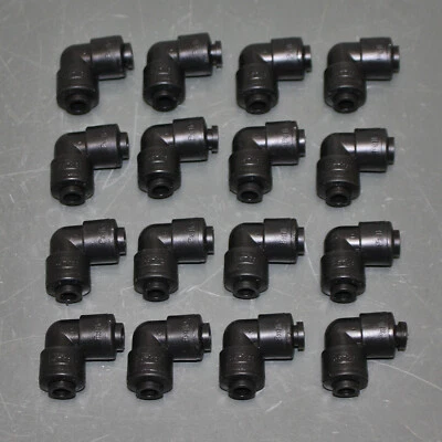 (16) Parker Parflex Trueseal 90° Elbow Union FB4EU4-HBLK, 1/4" Tube Fitting - Image 1 of 4
