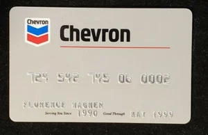 Chevron credit card exp 1999. Our cc1358 - Picture 1 of 2