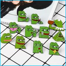 Pepe The Frog Meme Enamel Pins Shooting Pyramid Thinking Drinking Badges Jewelry