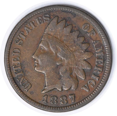 1887 Indian Cent DDO FS-101 S-1 VF Uncertified #750 Cover