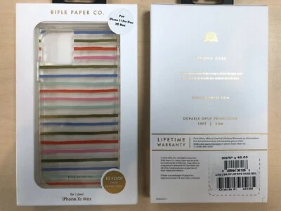 Funda Rifle Paper Co Happy Stripes para iPhone 11 Pro Max / iPhone XS Max Foto 1 de 2