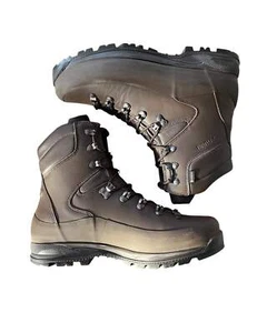 NEW Iturri British army issue cold wet weather boots size gore-tex leather brown - Picture 1 of 8