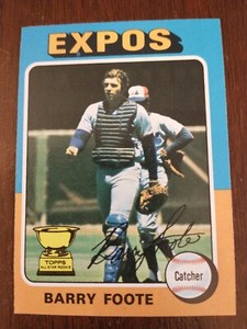 1975 Topps #229 Barry Foote (NRMT)