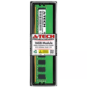 16GB DDR4 3200 ECC UDIMM Micron MTA9ASF2G72AZ-3G2B1 Equivalent Server Memory RAM - Picture 1 of 7