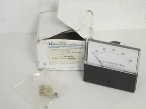 Weschler/Yokogawa 251340LSNT Horizon Line Taut Band Panel Mount Amp Meter 251 - Picture 1 of 8