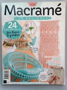 MACRAMÉ FOR BEGINNERS Bookazine 24 Projects for Home/Garden, 1st Edition, 128pg - Picture 1 of 18