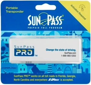 Sunpass Pro Transponder Prepaid Mautprogramm - Florida und 21 andere Staaten - Bild 1 von 2