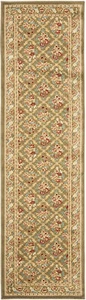 Lyndhurst Green Floral Trellis Runner 2' 3 x 12' - Picture 1 of 1