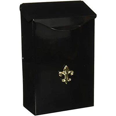 Buzones Gibraltar Clásicos Pequeña Capacidad Acero Galvanizado Negro, Montaje en Pared Foto 1 de 4