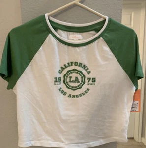 Calsie LA 1975 Crop t-shirt New Sz XL. - Picture 1 of 4