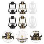 6 Pcs Plastic Mini Oil Lamp Child Vintage Lamps Kidcraft Dollhouses
