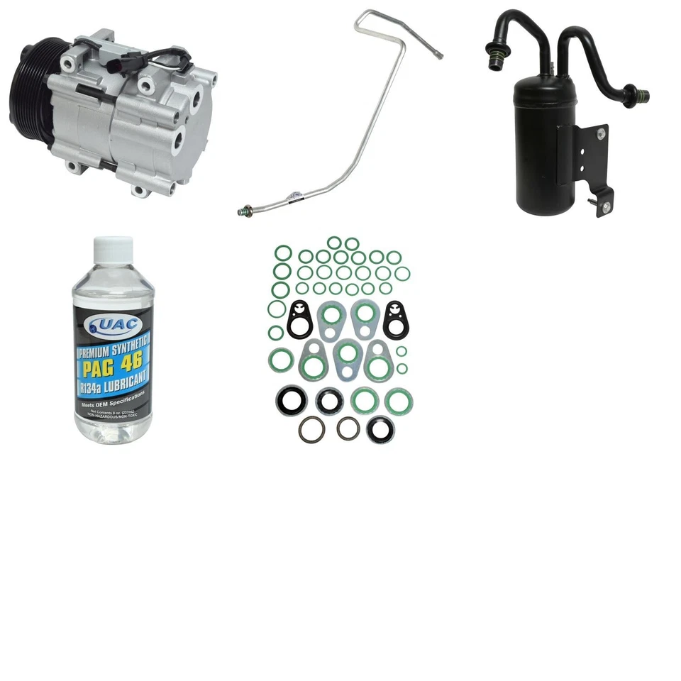 For 2006-2007 Dodge Ram 3500 5.9L L6 DIESEL Turbocharged A/C Compressor Kit UAC - Image 1 of 1