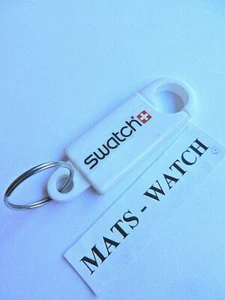 SWATCH+SCHLÜSSELANHÄNGER/KEYRING+WEISS+90´er+NEU/NEW - Picture 1 of 1