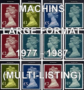 1977 - 87 máquina grande definitivos de alto valor (anuncio múltiple) sin montar como nueva - Imagen 1 de 9