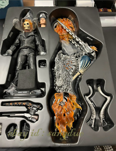 Used HT Hottoys 1/6 Ghost Rider 1.0 Complete accessories Action Figure In Stock