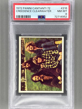 1972 Panini #216 Creedence Clearwater Cantanti 72 PSA 8 - Pop 3 - None Higher (M