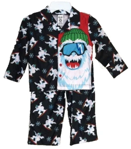 MAD DOG Concepts Snowman Flannel PJ Set - Size XS (4) -NEW $36 - Picture 1 of 2