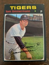 1971 TOPPS OPC O PEE CHEE #296 TOM TIMMERMANN DETROIT TIGERS Card