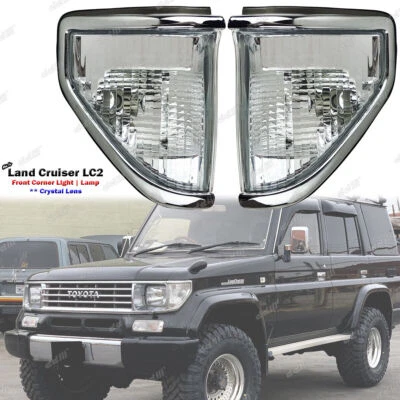Nuevo par de luces de esquina para Toyota Land Cruiser LC2 LJ78 LJ79 KZJ78 1990-1996 Foto 1 de 4