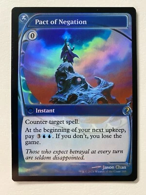 MTG Pact Of Negation *FOIL FUTURE SIGHT* Mystery Booster 2 MB2 MT/NM Comb Ship - Image 1 of 4