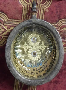 relic reliquary reliquia relicario reliquiario B. TORELLO DA POPPI 1700 - Imagen 1 de 4