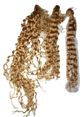 Extensiones de Cabello DP 24" Coser Piezas Largas Ondulado Rubio Rizado NUEVO 3 Juegos/Piezas Foto 1 de 4